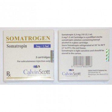 Somatrogen 5mg, Calvin Scott 5 amps [15IU/1amp]